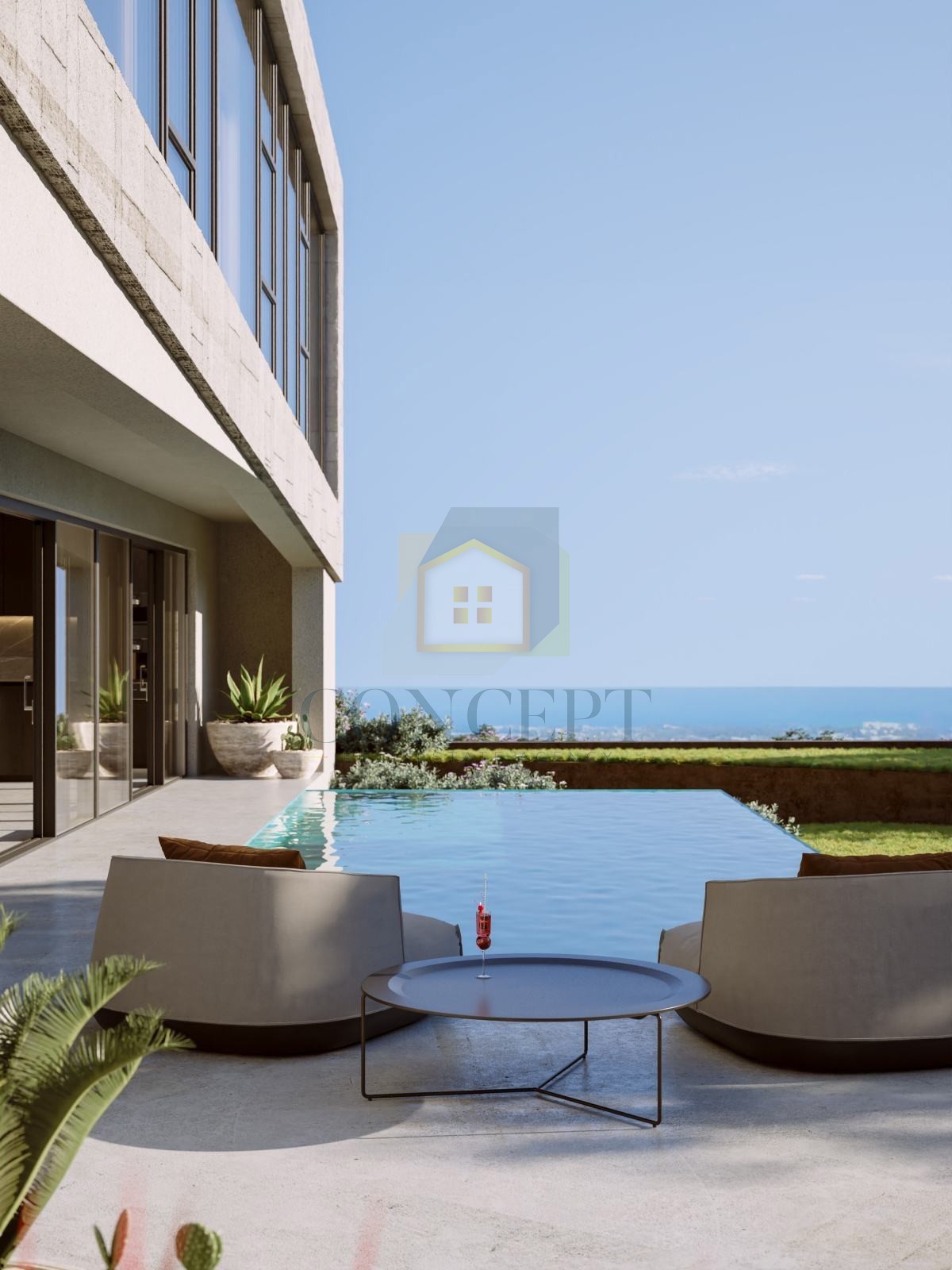 Poreč, dintorni, Terreno edificabile con permesso di costruzione e vista panoramica sul mare, 11 km dal mare