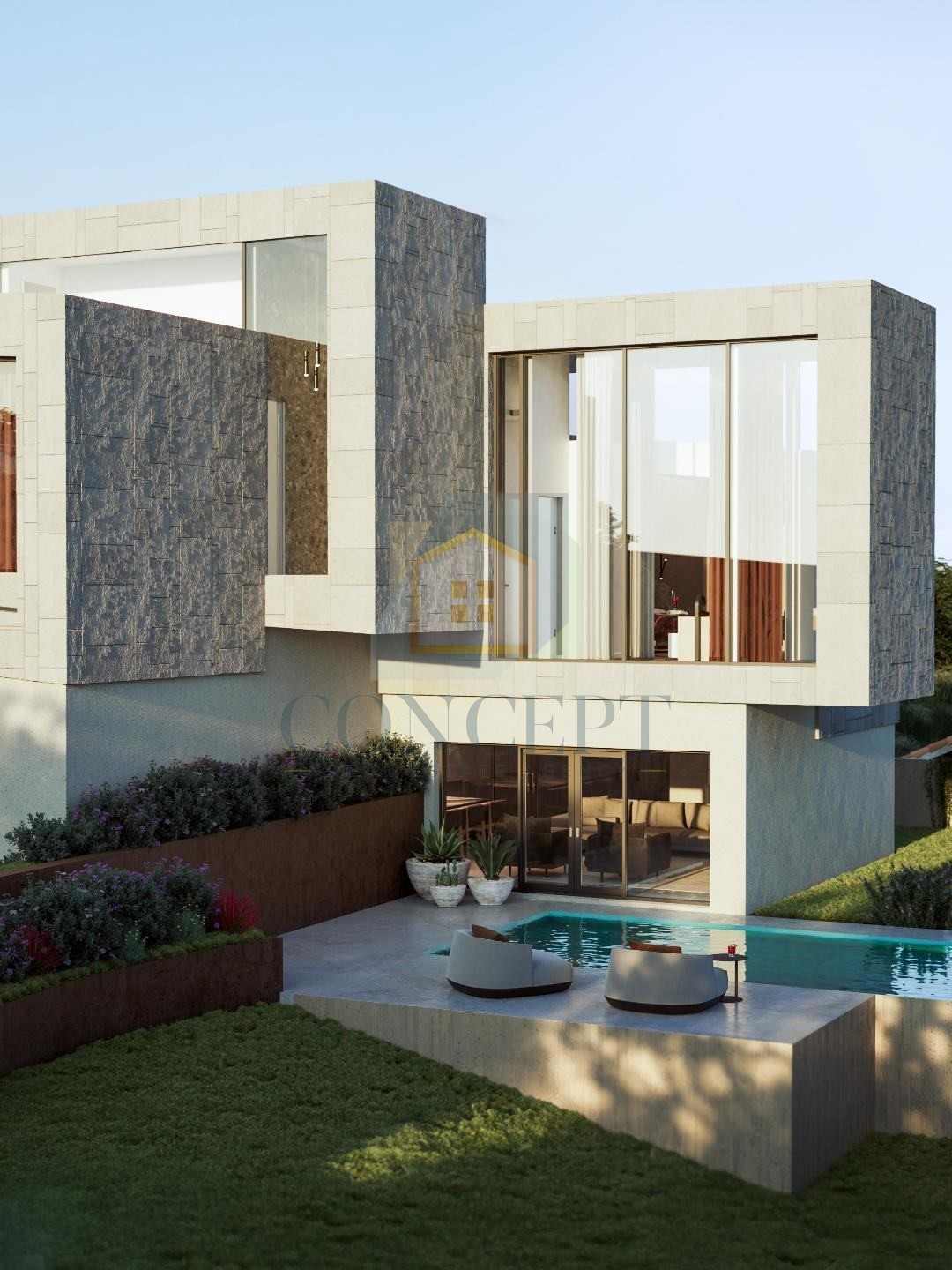 Poreč, dintorni, Terreno edificabile con permesso di costruzione e vista panoramica sul mare, 11 km dal mare