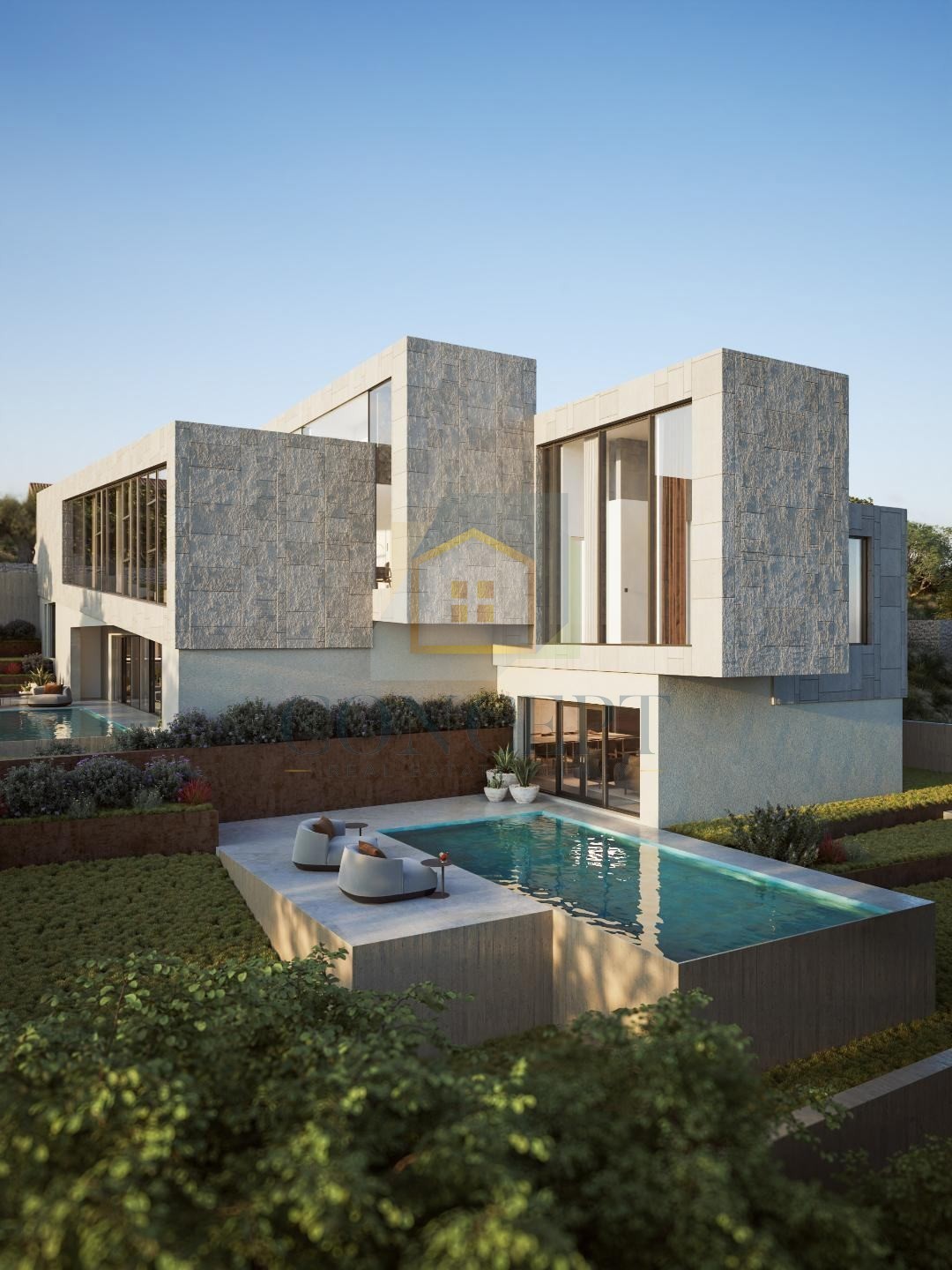 Poreč, dintorni, Terreno edificabile con permesso di costruzione e vista panoramica sul mare, 11 km dal mare