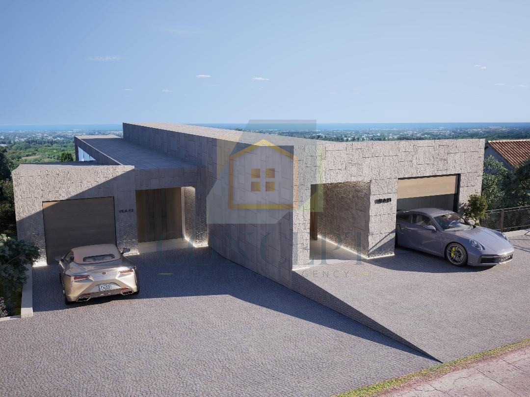 Poreč, dintorni, Terreno edificabile con permesso di costruzione e vista panoramica sul mare, 11 km dal mare