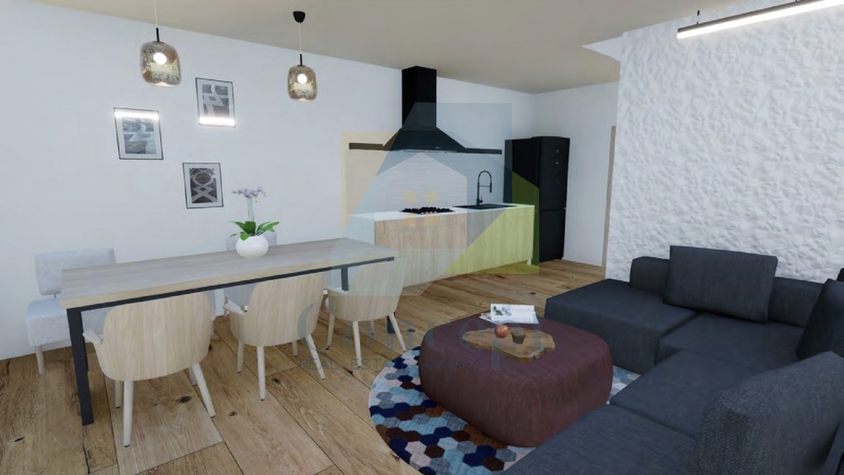 Poreč, dintorni, Casa moderna a schiera con giardino a 3 km dal mare