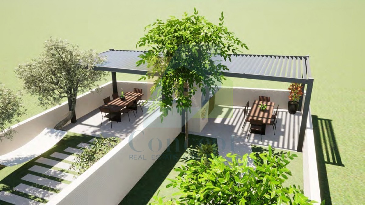 Poreč, dintorni, Casa moderna a schiera con giardino a 3 km dal mare