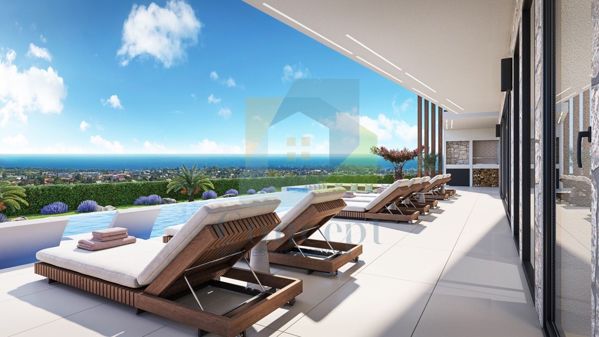 Poreč, dintorni, Villa di lusso con vista mozzafiato sul mare