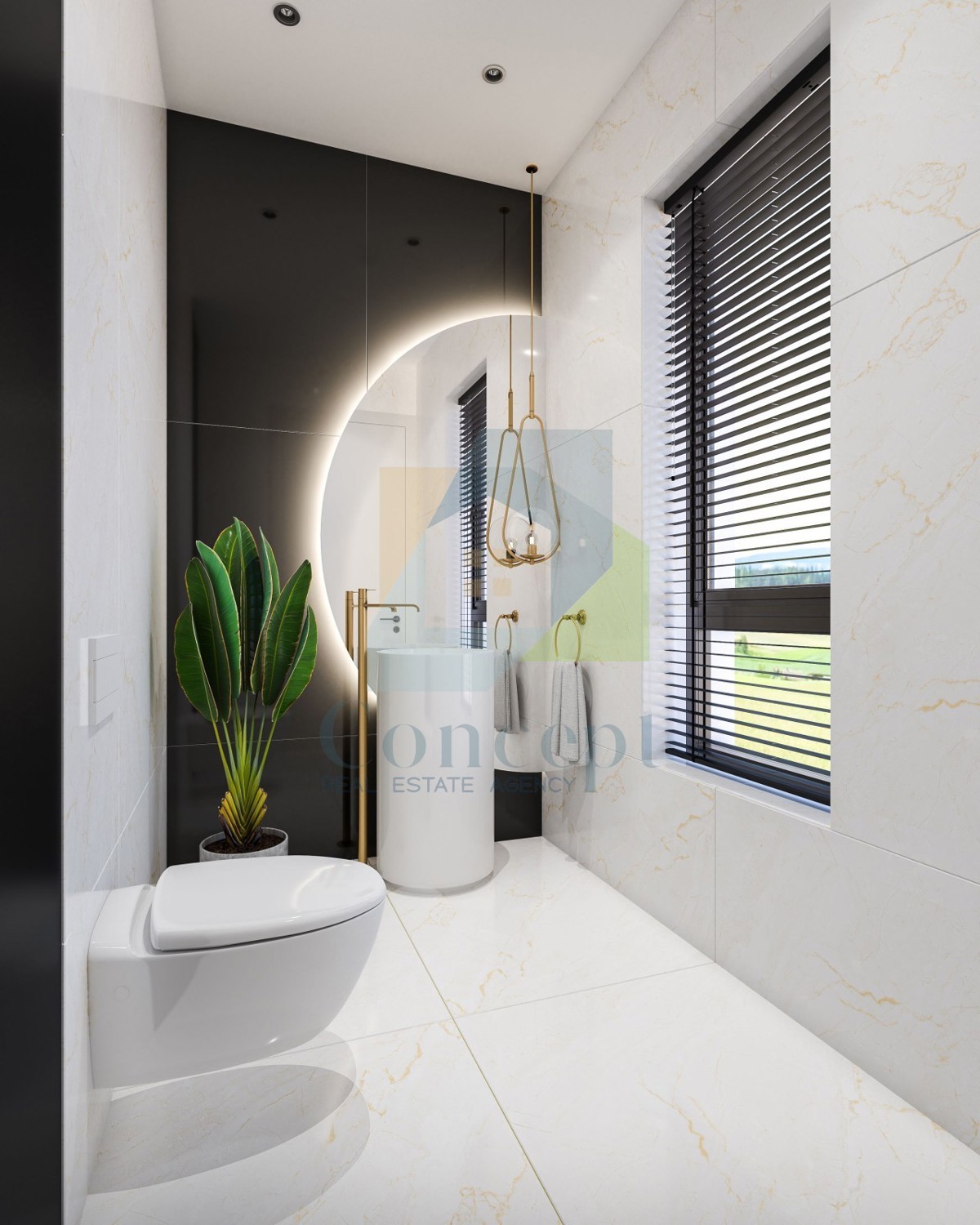 Poreč, dintorni, Villa di lusso con vista mozzafiato sul mare