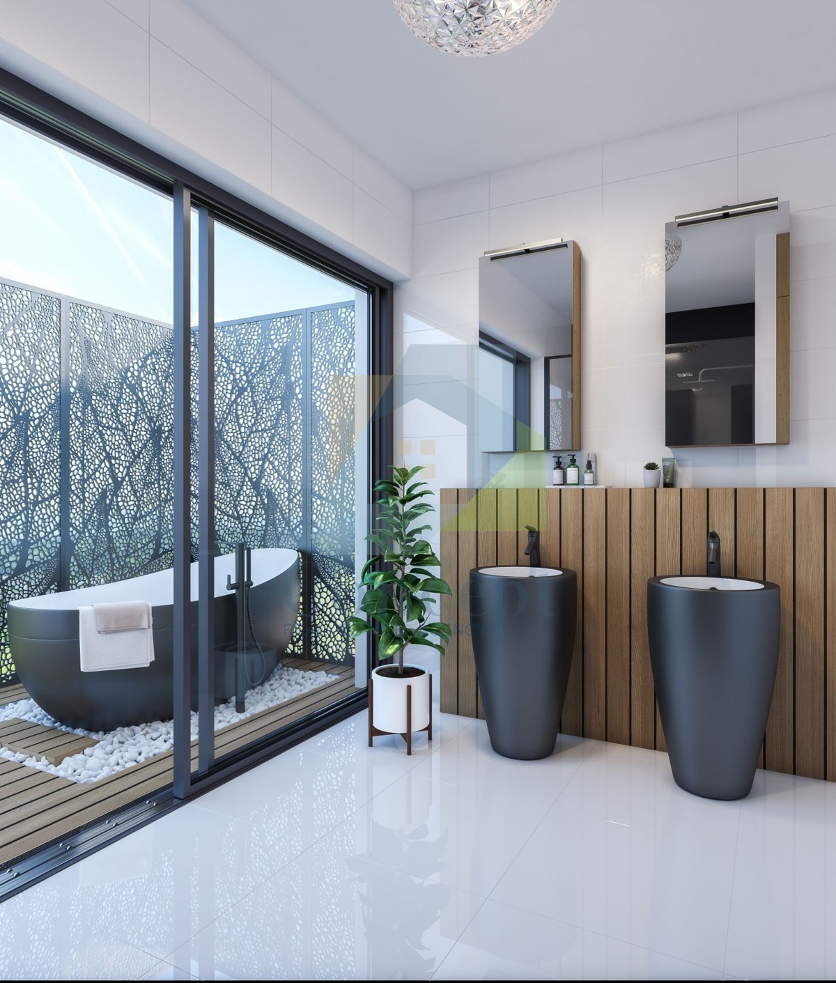 Poreč, dintorni, Villa di lusso con vista mozzafiato sul mare