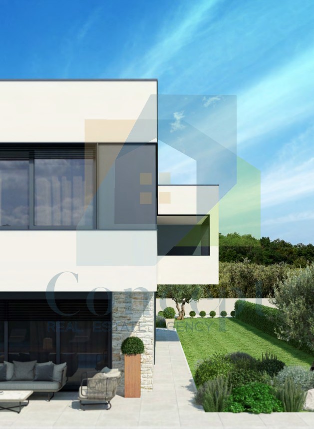 Poreč, dintorni, Villa di lusso con piscina e vista mare, 5 km dal mare