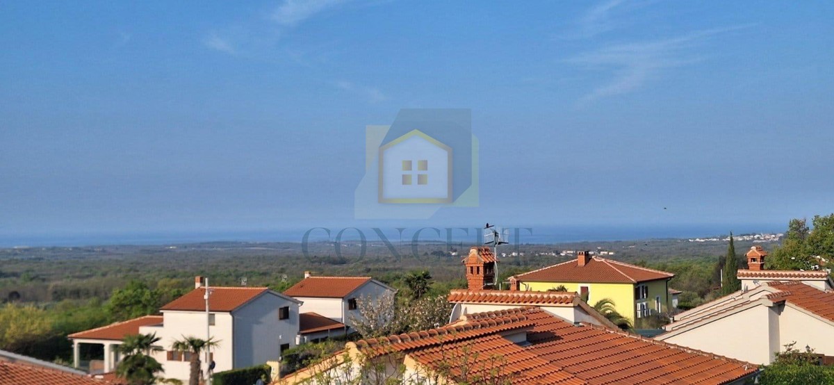 Poreč, dintorni, Terreno edificabile con vista panoramica sul mare