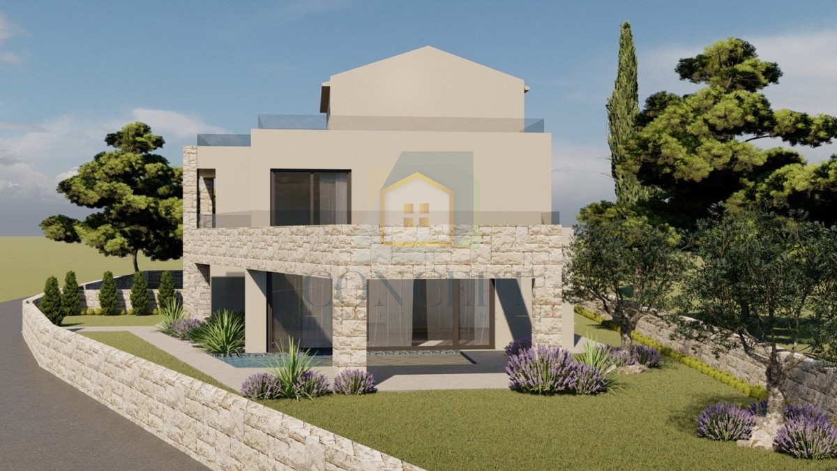 Poreč, Vižinada, dintorni, Terreno edificabile con permesso di costruzione, 17 km dal mare