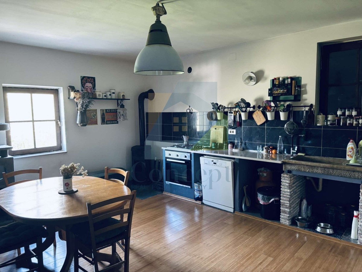 Istra, Grožnjan, Casa bifamiliare con 4 unità abitative e giardino