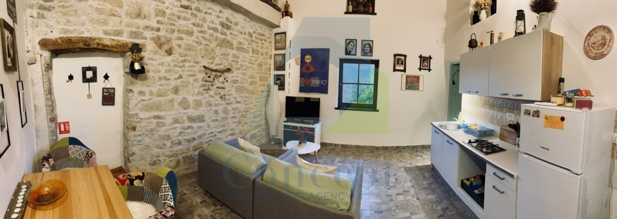 Istra, Grožnjan, Casa bifamiliare con 4 unità abitative e giardino