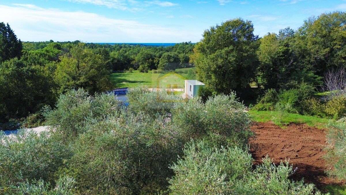 Poreč, dintorni, Terreno edificabile con vista mare, 1 km dal mare