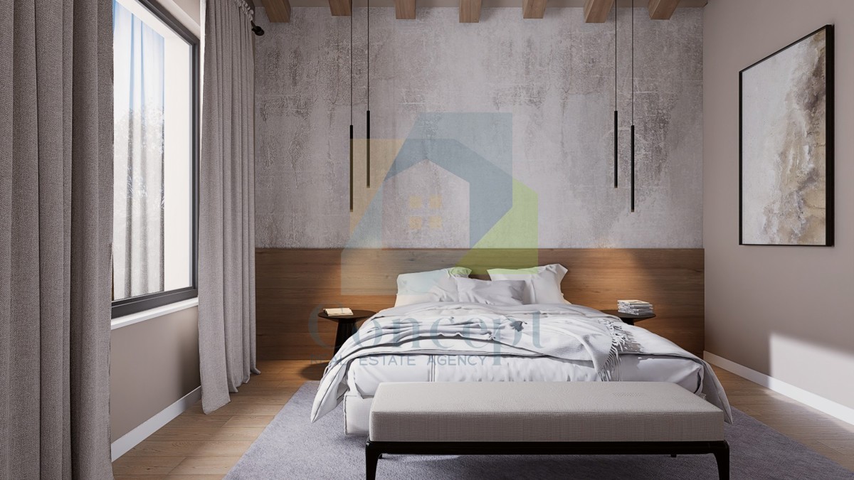 Poreč, dintorni, Casa di design moderno con piscina a 4 km dal mare