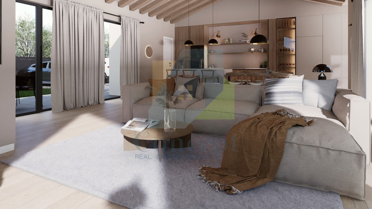 Poreč, dintorni, Casa di design moderno con piscina a 4 km dal mare