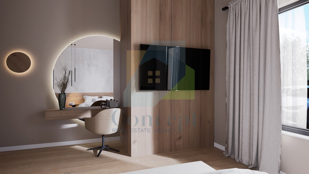 Poreč, dintorni, Casa di design moderno con piscina a 4 km dal mare