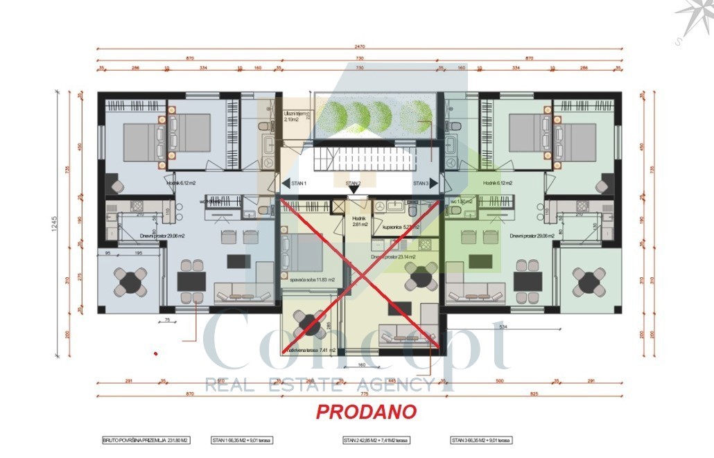 Poreč, dintorni, Appartamento di lusso al piano terra con giardino, 4 km dal mare