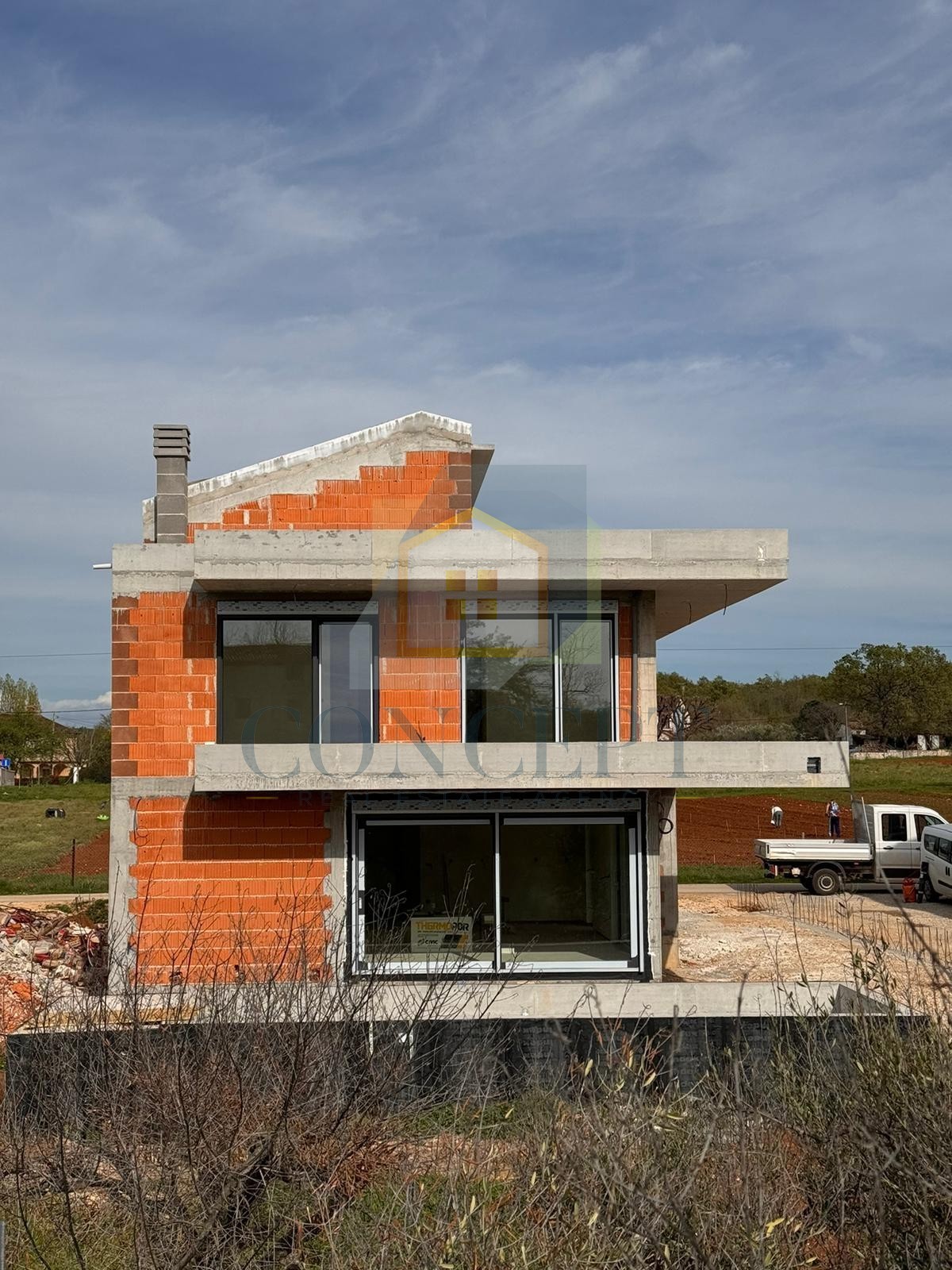 Poreč, zona circostante, Villa di lusso indipendente con piscina e terrazza sul tetto, a 2 km dal mare