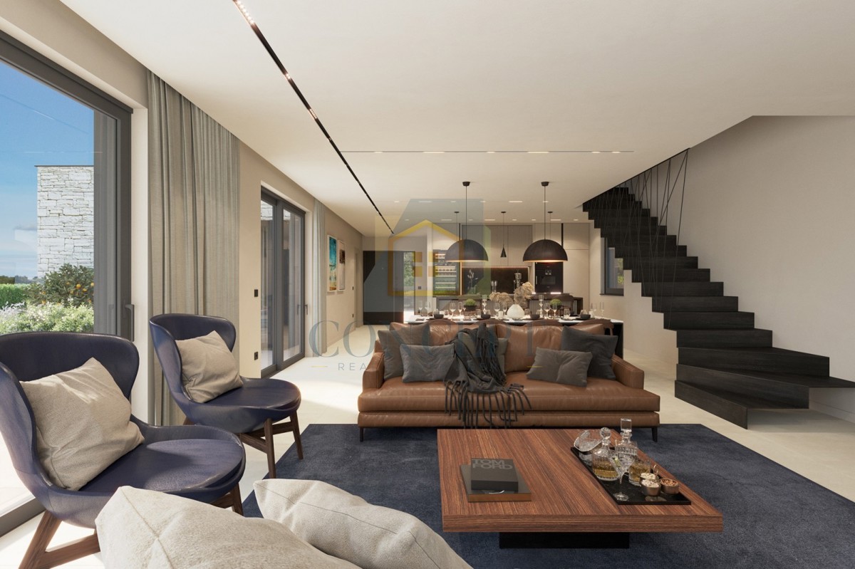 Poreč, dintorni, Moderna villa con piscina ai margini del villaggio, 17 km dal mare