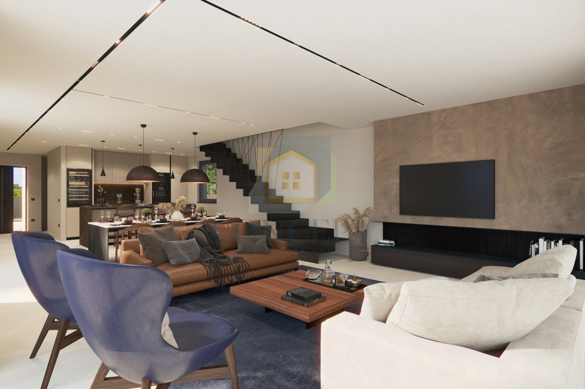 Poreč, dintorni, Moderna villa con piscina ai margini del villaggio, 17 km dal mare