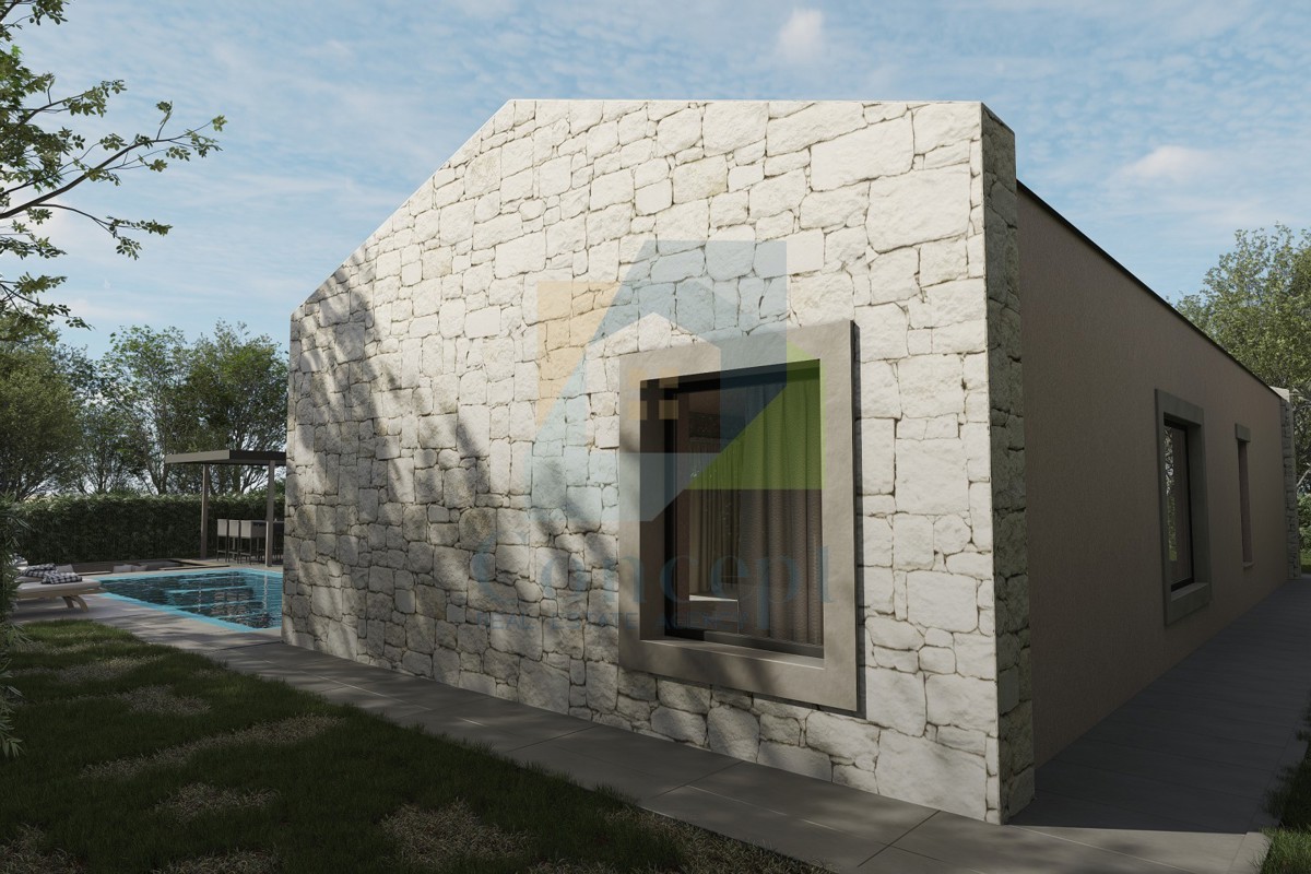 Poreč, dintorni, Terreno edificabile con permesso di costruzione a 4 km dal mare