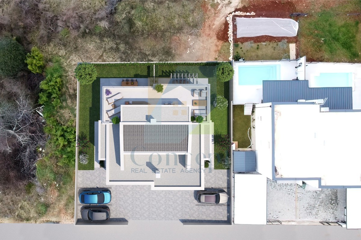 Umag, zona, Appartamento di lusso su due piani con terrazza sul tetto, a 300 m dal mare