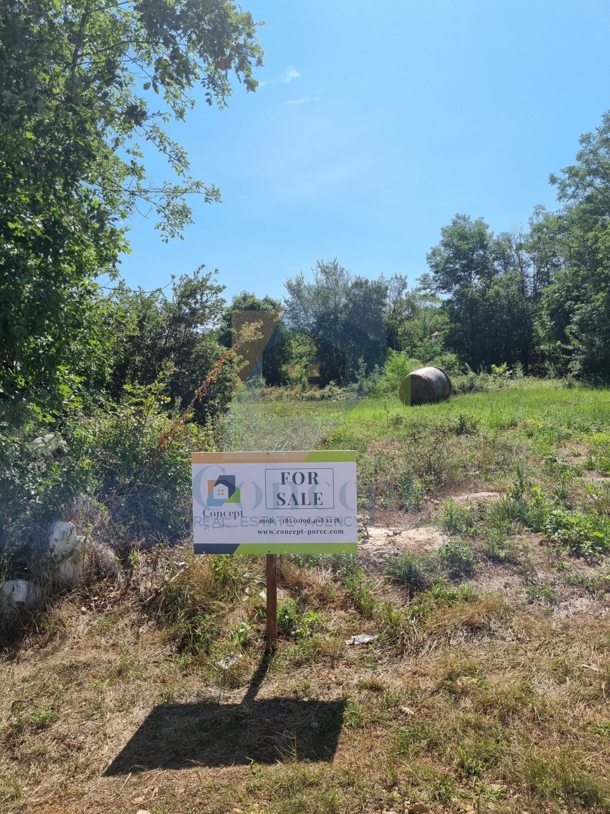 Poreč, Baderna - EKSKLUZIVA AGENZIE - Terreno edificabile con non edificabile, a 20 km dal mare