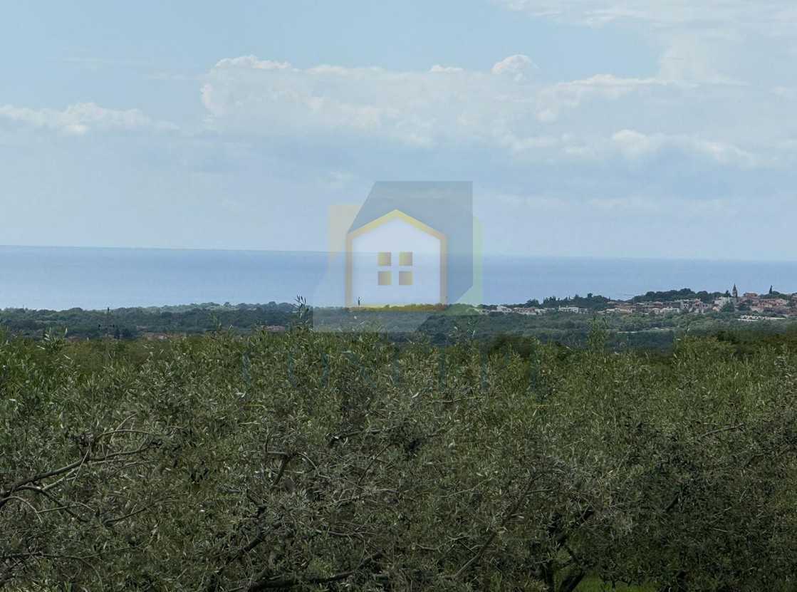 Poreč, dintorni, Terreno edificabile con vista mare, a 10 km dal mare