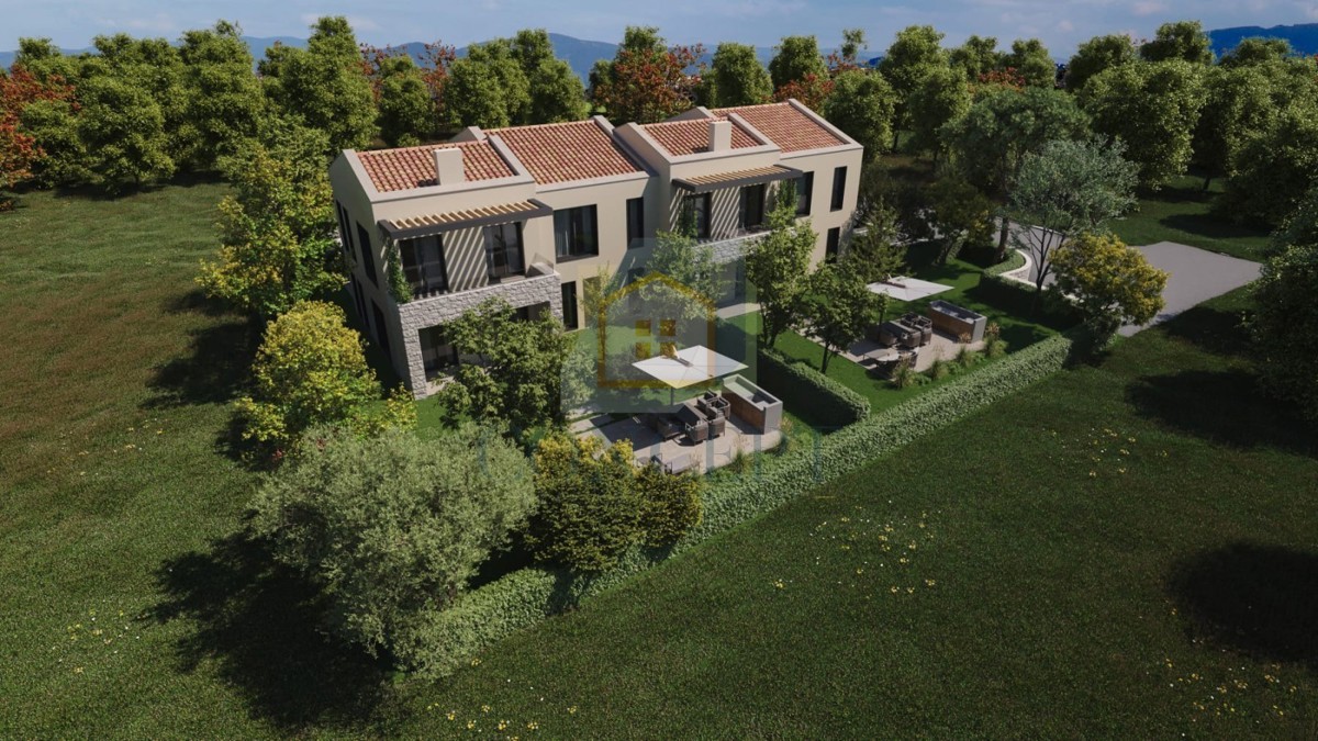 Poreč, dintorni, Appartamento di lusso al 1° piano con tre camere da letto e giardino, a 3 km dal mare