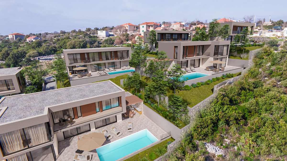 Villa di nuova costruzione con vista mare aperta