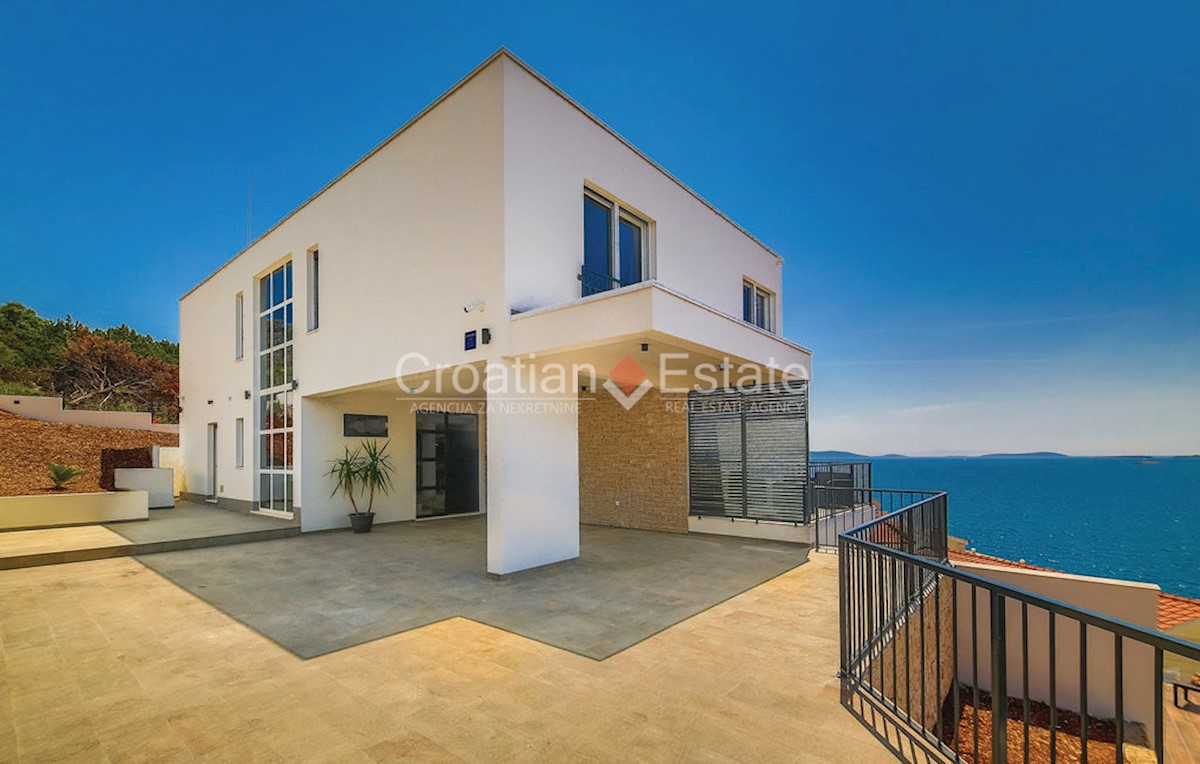 Isola di Ciovo - Lussuosa villa con piscina riscaldata, Vista panoramica sul mare