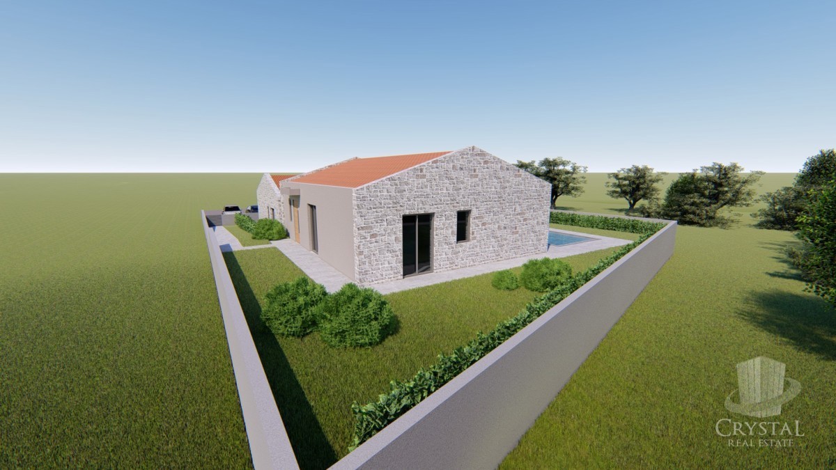 Vicino a Vižinada, nuova costruzione! Casa a piano terra con piscina
