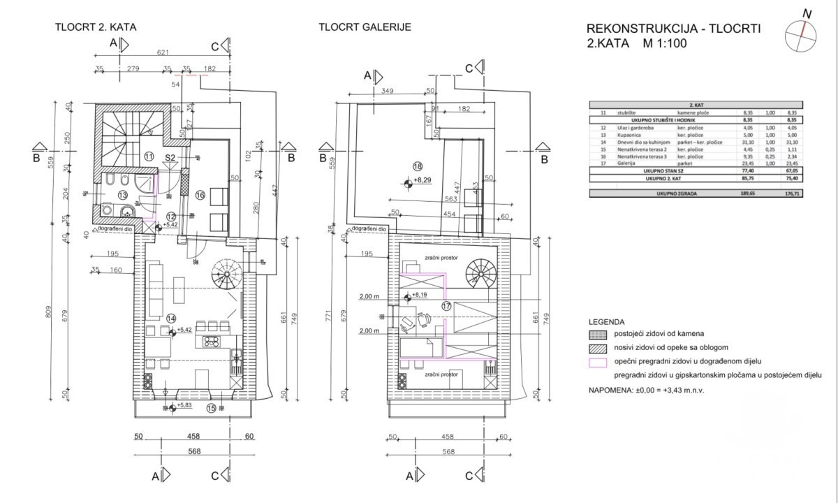 Rarità eccezionale a Novigrad – Casa con tre unità abitative e vista mare