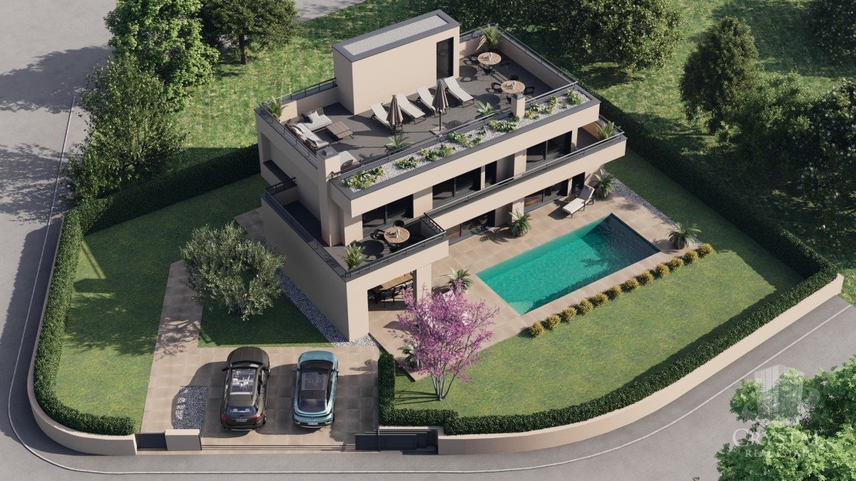 Villa moderna indipendente con piscina