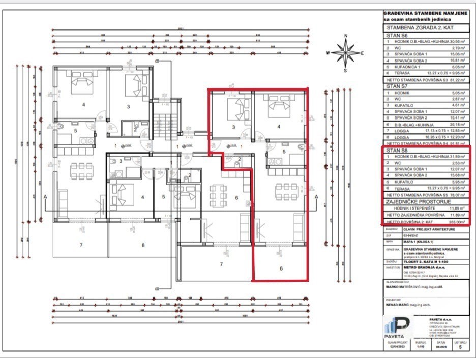 Appartamento in ottima posizione con vista mare