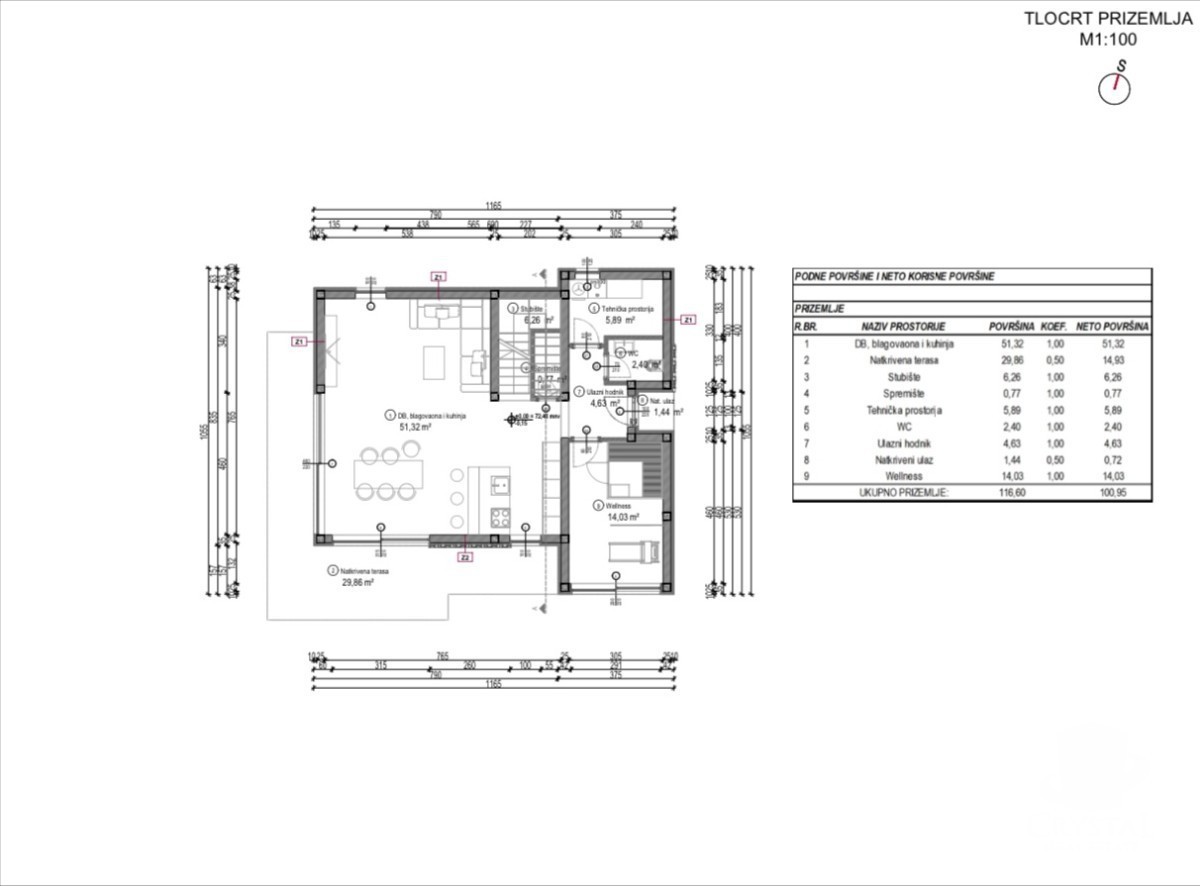 Casa moderna in posizione ricercata a 3 km dal mare