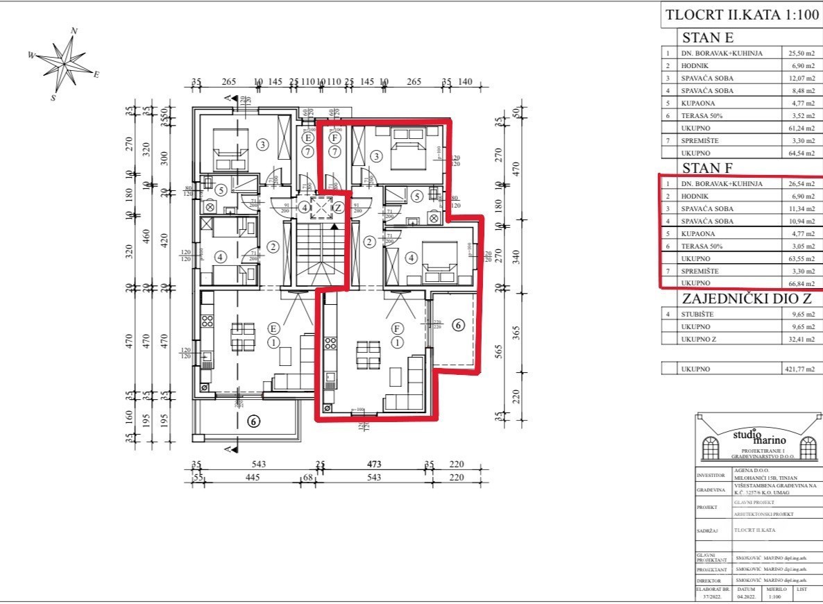 Umago - appartamento con due camere da letto in un nuovo edificio