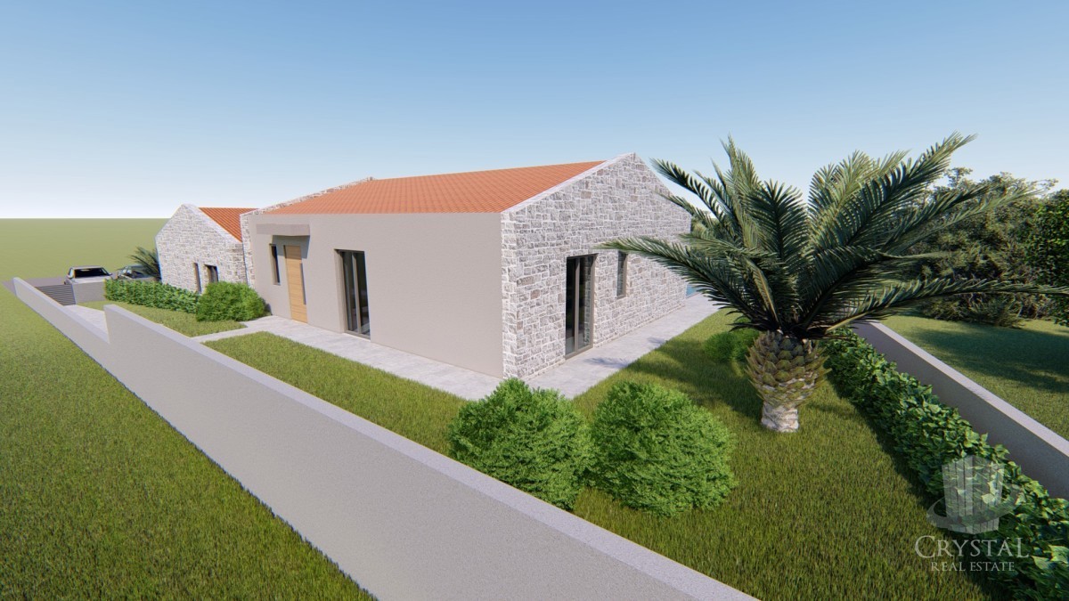 Zona di Vižinada, nuova costruzione! Casa a piano terra con piscina