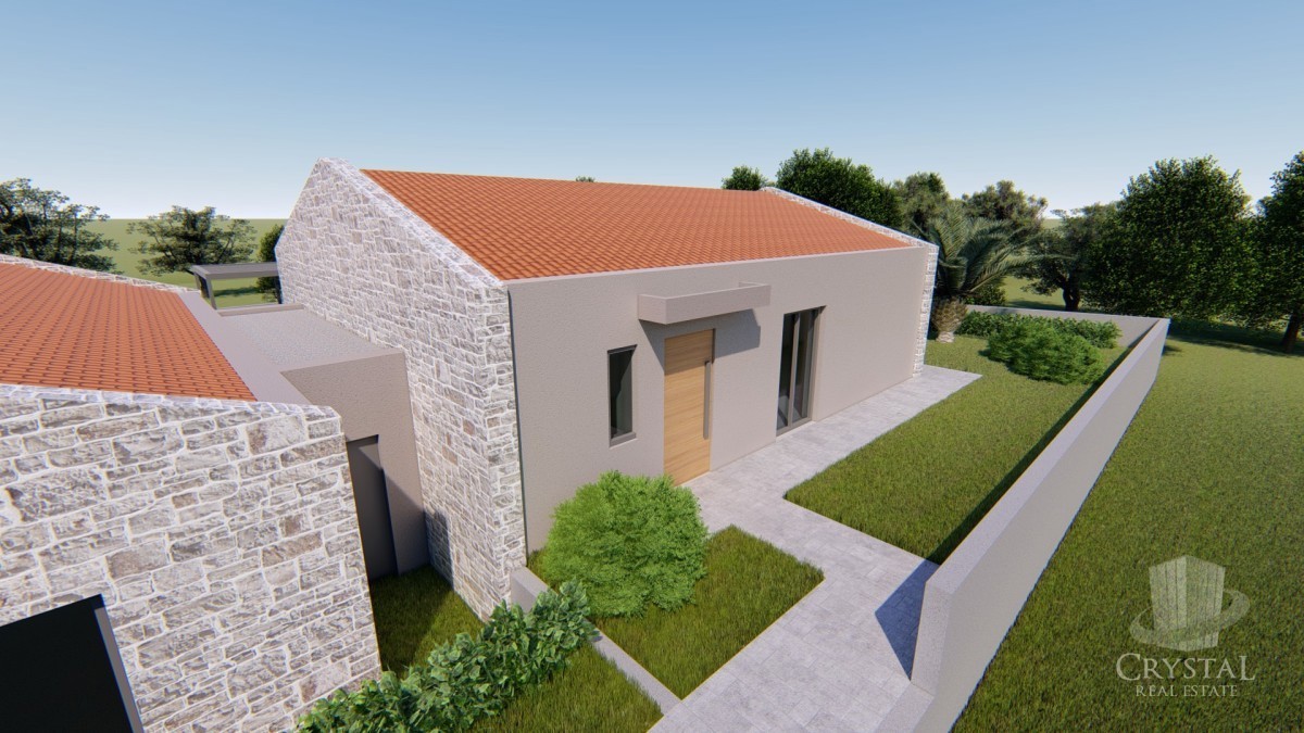 Zona di Vižinada, nuova costruzione! Casa a piano terra con piscina