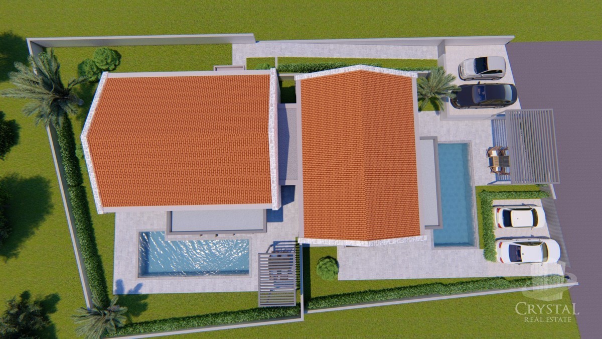 Zona di Vižinada, nuova costruzione! Casa a piano terra con piscina