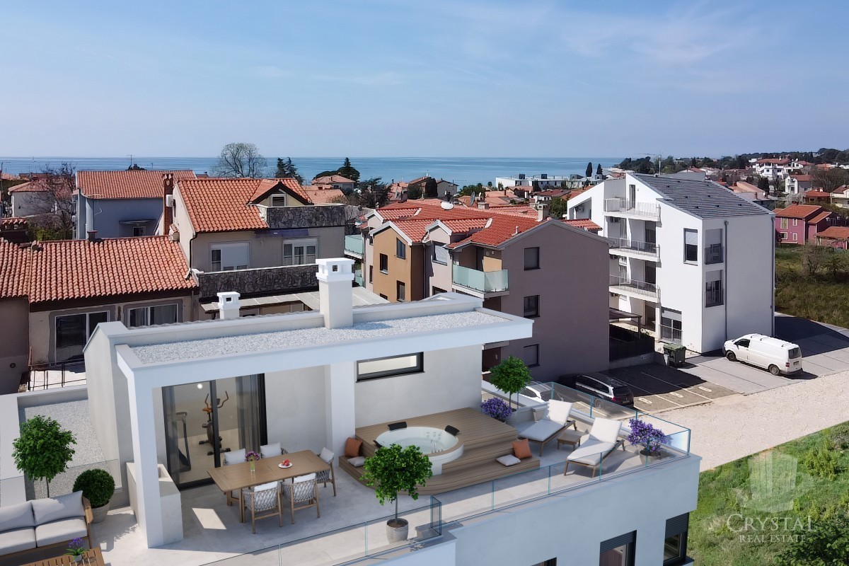 APPARTAMENTO LUSSUOSO AL 1° PIANO NELLA VICINANZA DI UMAGO, A 300 M DAL MARE