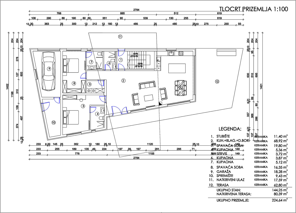 ISTRA, SVETVINČENAT - Terreno edificabile con progetto