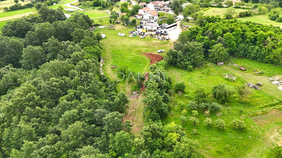 ISTRIA, ŽMINJ - Combinazione di terreno edificabile e agricolo 4381m2