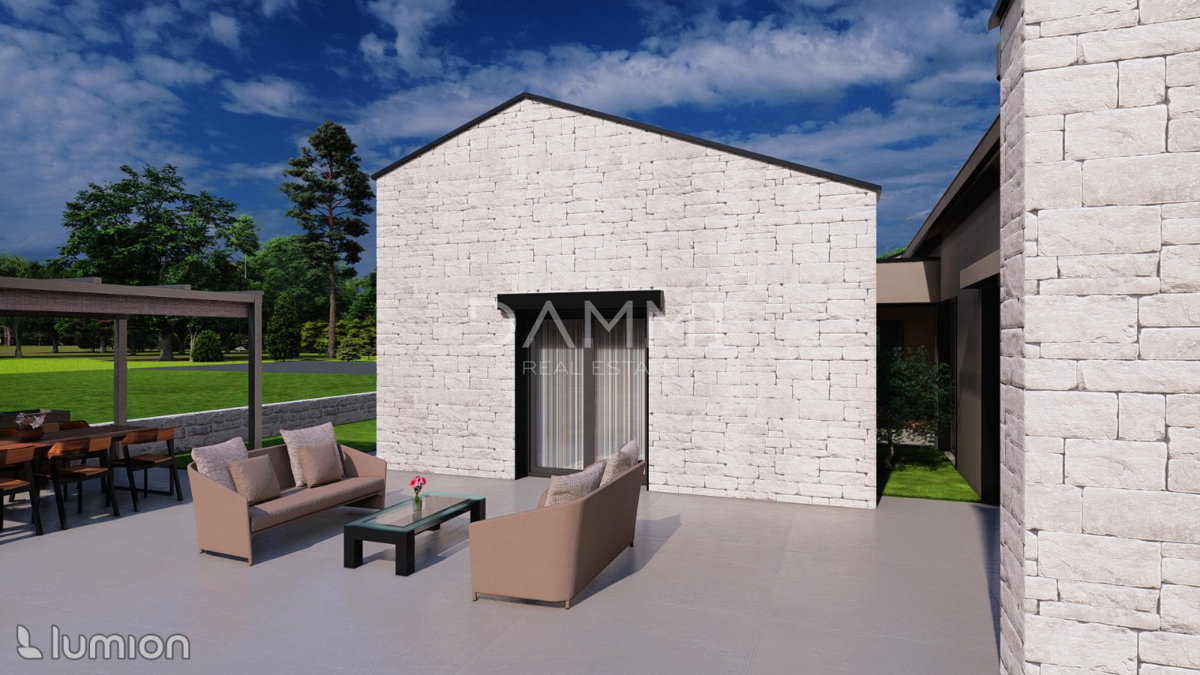 ISTRIA, ŽMINJ - CASA DI DESIGN AL PIANO MODERNO CON PISCINA