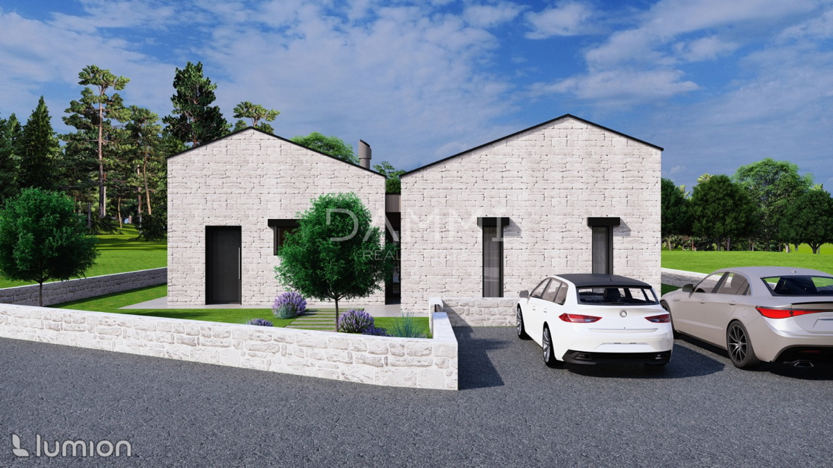 ISTRIA, ŽMINJ - CASA DI DESIGN AL PIANO MODERNO CON PISCINA