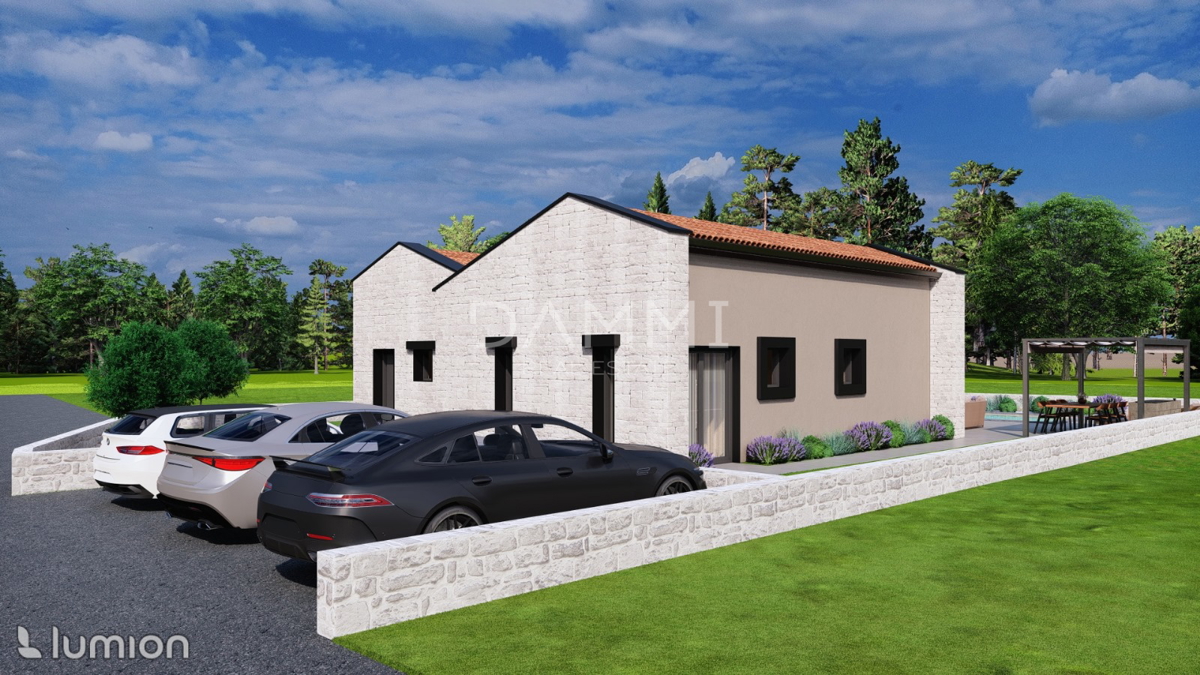 ISTRIA, ŽMINJ - CASA DI DESIGN AL PIANO MODERNO CON PISCINA