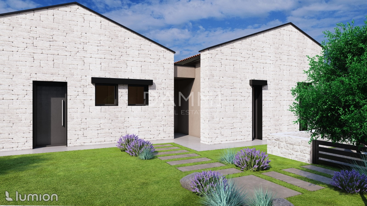 ISTRIA, ŽMINJ - CASA DI DESIGN AL PIANO MODERNO CON PISCINA