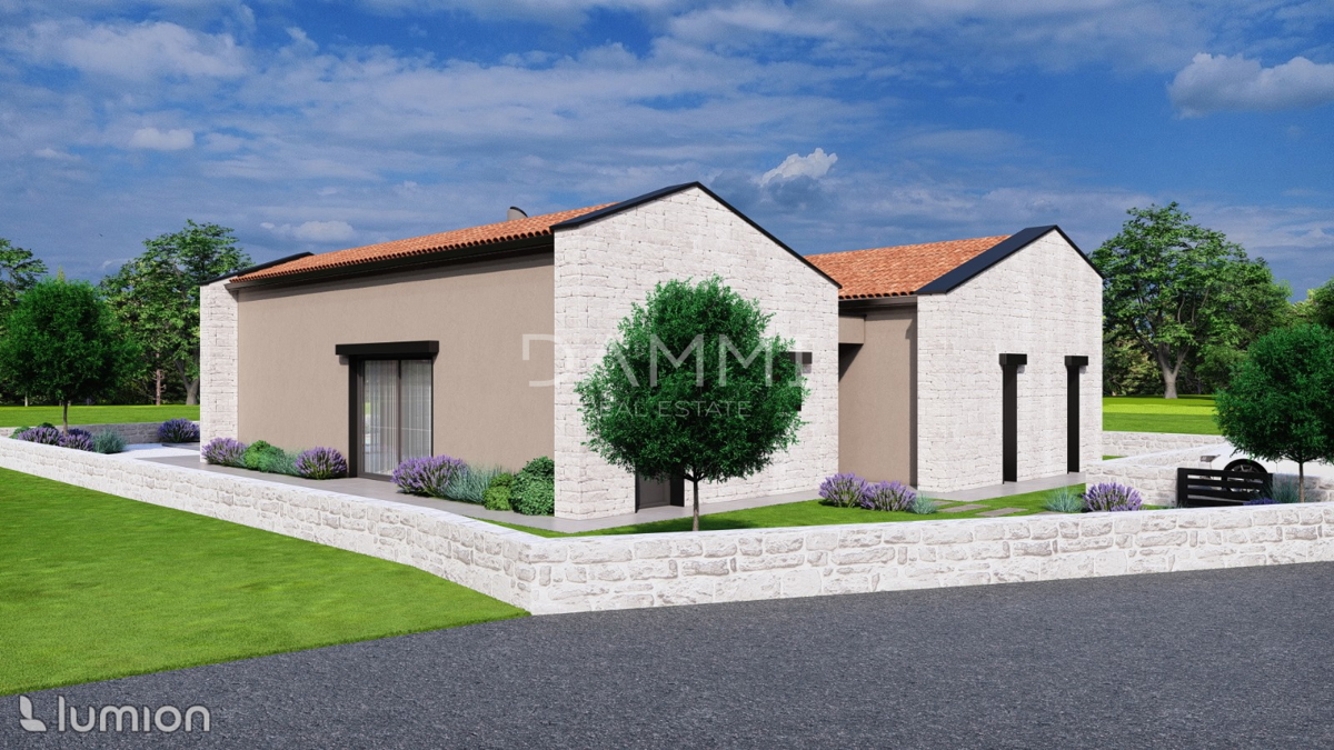 ISTRIA, ŽMINJ - CASA DI DESIGN AL PIANO MODERNO CON PISCINA
