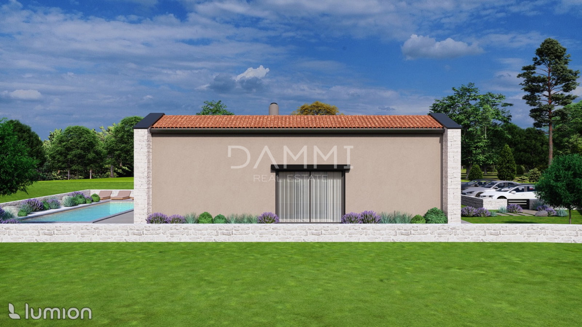 ISTRIA, ŽMINJ - CASA DI DESIGN AL PIANO MODERNO CON PISCINA