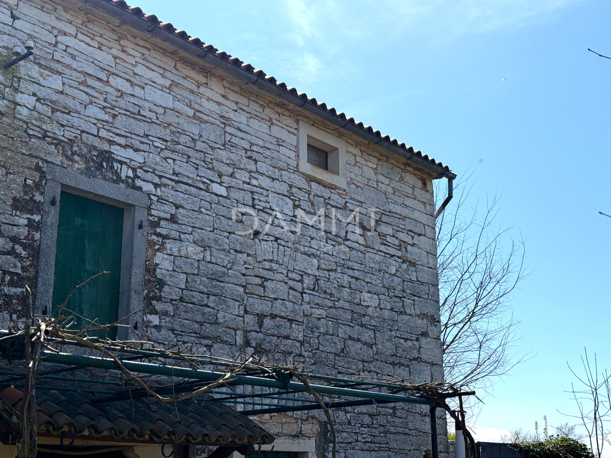 ISTRA, ŽMINJ - Tradizionale casa in pietra con giardino di 700 m2