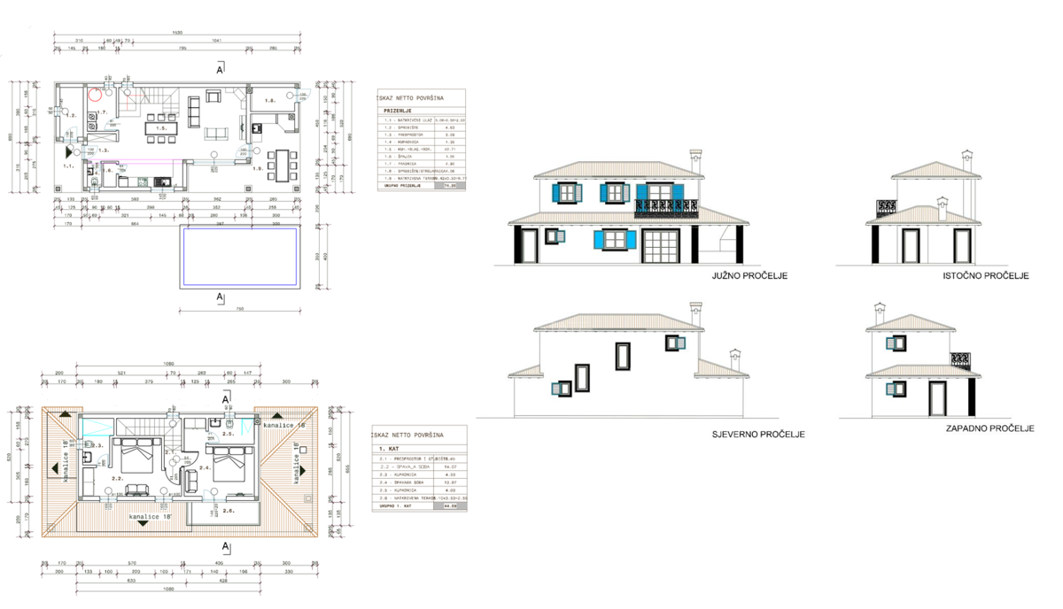 ISTRA, ŽMINJ - Casa mediterranea con piscina