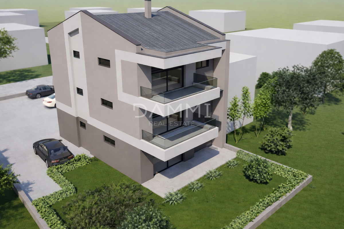 Istra, Valbandon - appartamento bilocale, nuova costruzione, vicino al mare